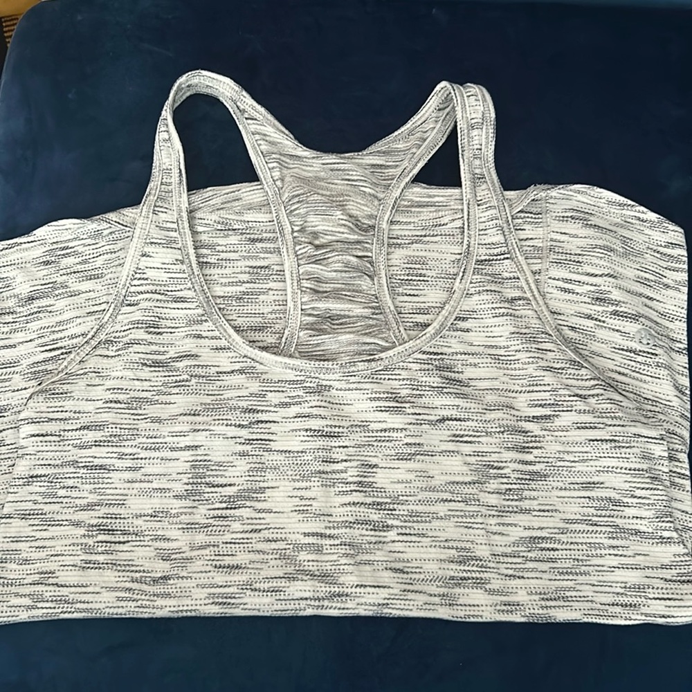 Lululemon White Marl Tank